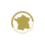 Logo "fabrication française" de l'atelier Forme contre forme.